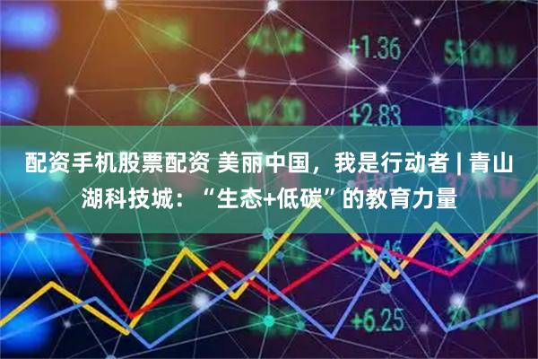 配资手机股票配资 美丽中国，我是行动者 | 青山湖科技城：“生态+低碳”的教育力量